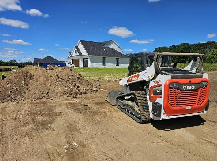 Custom landscape design in Hartford, WI by JG Dirt Worx