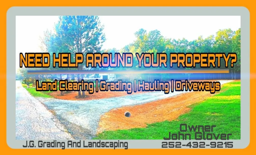 Professional yard cleanup service in Henderson, NC - JG Grading and Landscaping
