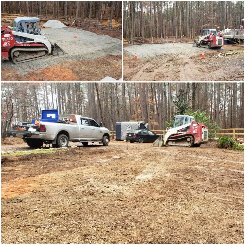 Trusted outdoor landscaping in Henderson, NC by JG Grading and Landscaping