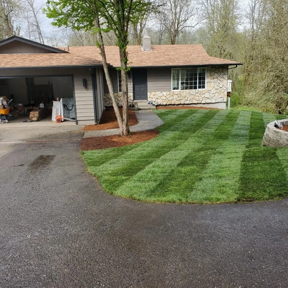 Trusted lawn care service with custom design in Puyallup, WA by Jg landscape llc