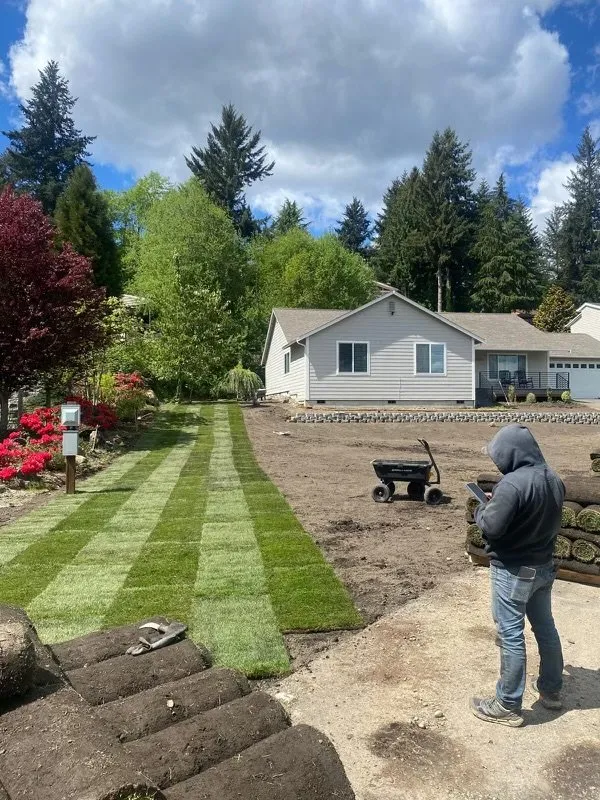 Affordable landscape installation for year-round maintenance in Shelton, WA by JG Landscaping