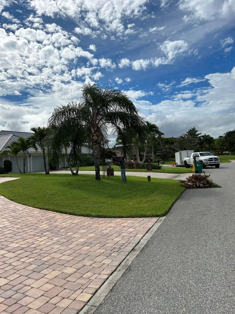 Custom landscape design in Cocoa, FL by JG Lawn Care & Pavers