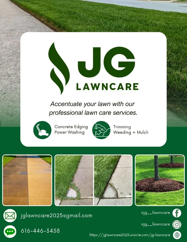 Expert lawn mowing service in Hudsonville, MI by JG Lawncare