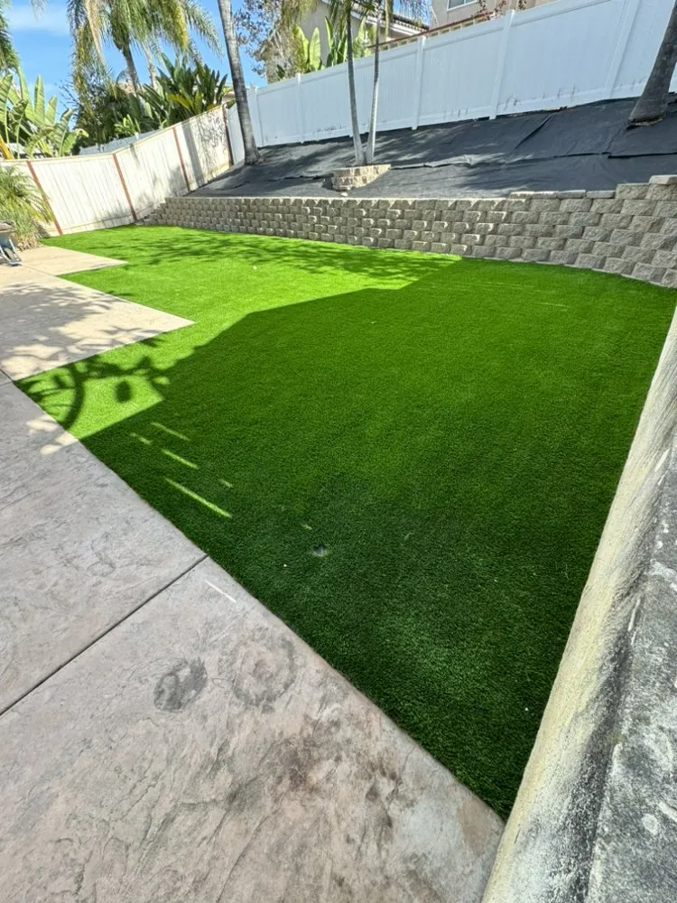 Professional landscape installation for beautiful yards in El Cajon, CA by JG Lawns Turf