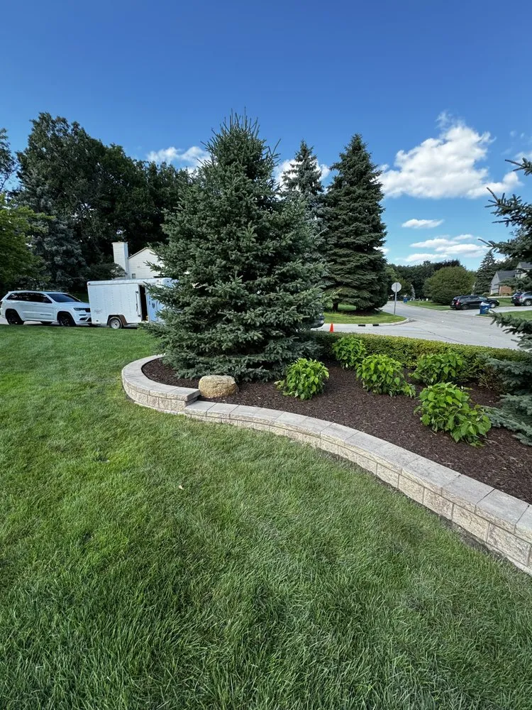 Custom landscape installation for outdoor upgrades in Commerce Township, MI by JGarza Landscape Services