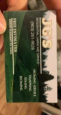 Jg's Residential Lawncare Service