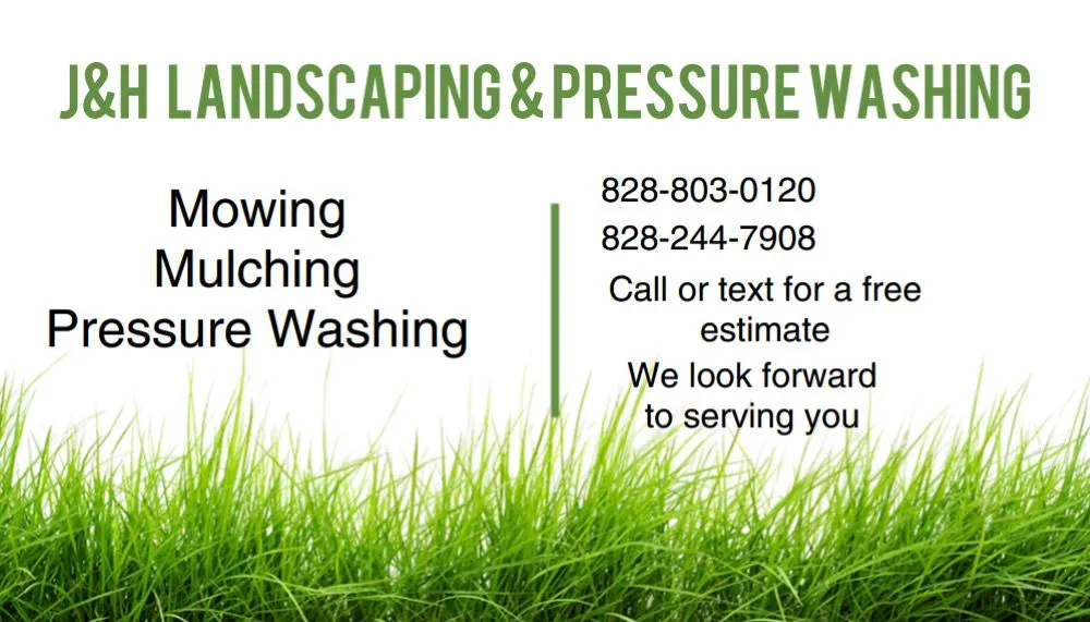 Top-rated lawn mowing service experts serving Connelly Springs, NC - J&H Landscaping and Pressure Washing