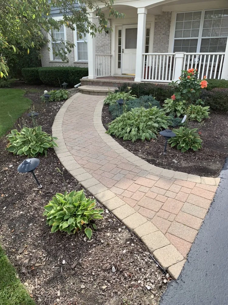 Custom landscape design for year-round maintenance in Grayslake, IL by JH Landscaping