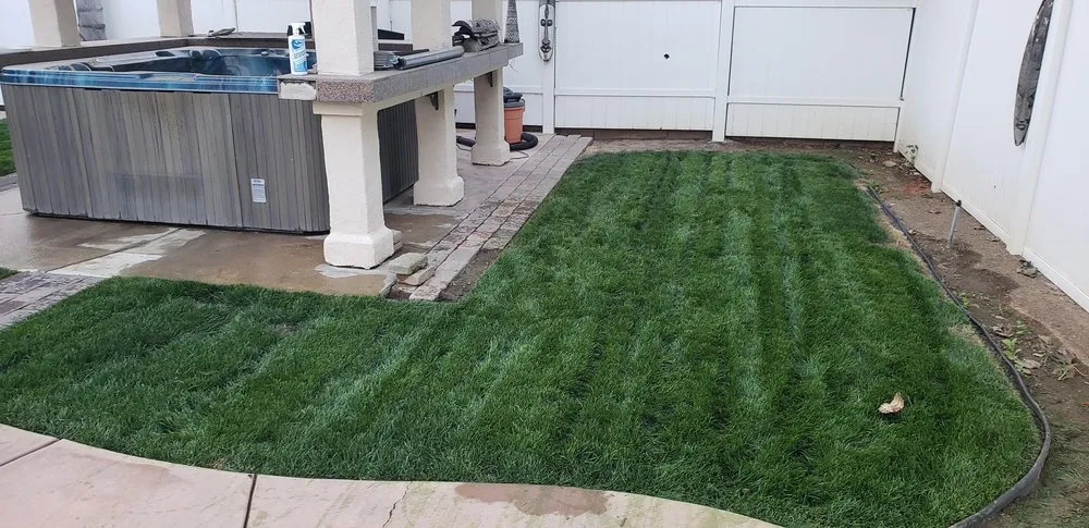 Custom landscape installation in Rancho Cucamonga, CA - JH Lawn Care