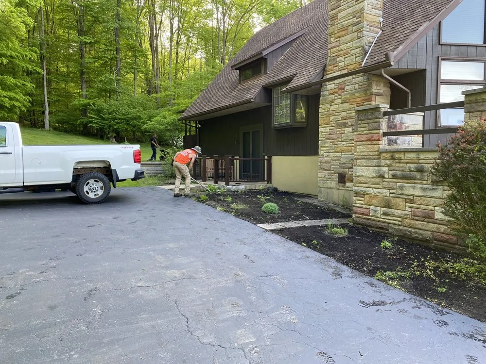 Custom yard cleanup service for year-round maintenance across Allegany, NY - J.H Paving and Landscaping