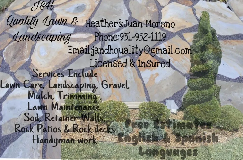 Professional landscape installation in Manchester, TN by J&H Quality Lawn & Landscaping