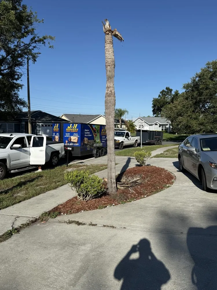 Trusted lawn care service for beautiful yards in Riverview, FL by J&H Services Junk Removal