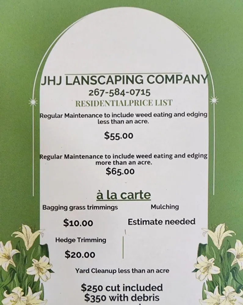 Custom residential landscaping in Wenonah, NJ - JHJ Landscaping Company