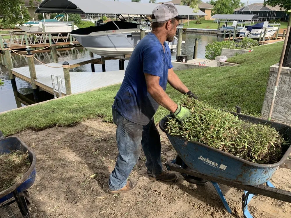 Custom lawn mowing service for homes in Fort Myers, FL by Jim Becker and Sons