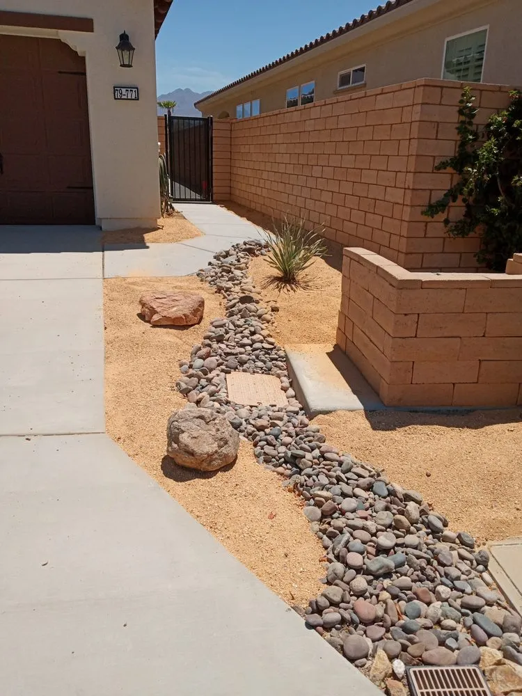 Professional yard cleanup service for outdoor upgrades in Cathedral City, CA by Jimenez Landscape