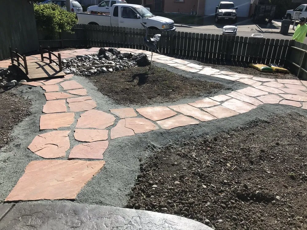 Custom residential landscaping with custom design across Yolo, CA - Jimenez Landscape