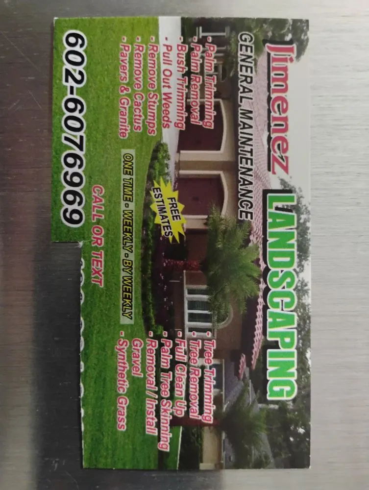 Local yard cleanup service for outdoor upgrades in Phoenix, AZ by Jimenez Landscaping