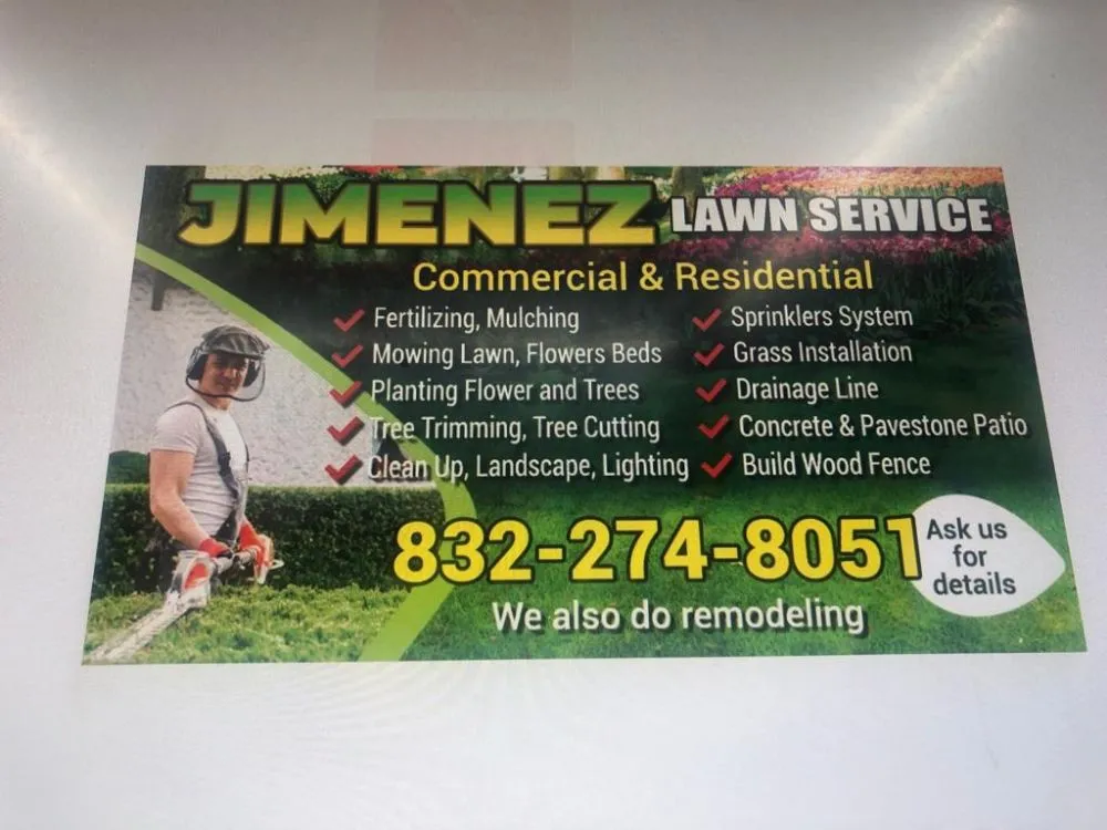 Professional residential landscaping for homes in Houston, TX by Jimenez Lawn Service
