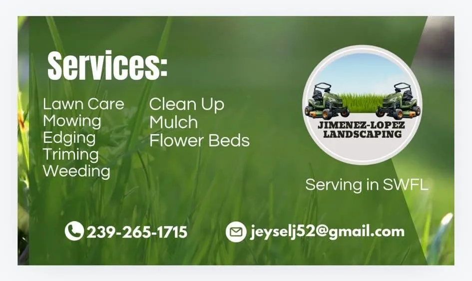 Local yard cleanup service in LaBelle, FL by Jimenez Lopez Landscaping