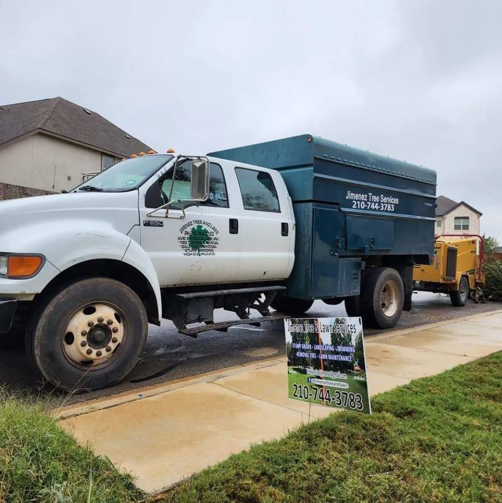 Professional yard maintenance in Cibolo, TX by Jimenez Tree & Lawn Service