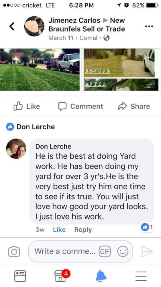 Professional yard cleanup service for beautiful yards across Cibolo, TX - Jimenez Tree & Lawn Service