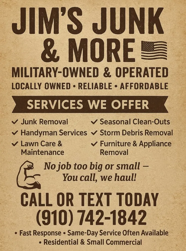 Custom landscaping services in Hampstead, NC - Jims Junk and More