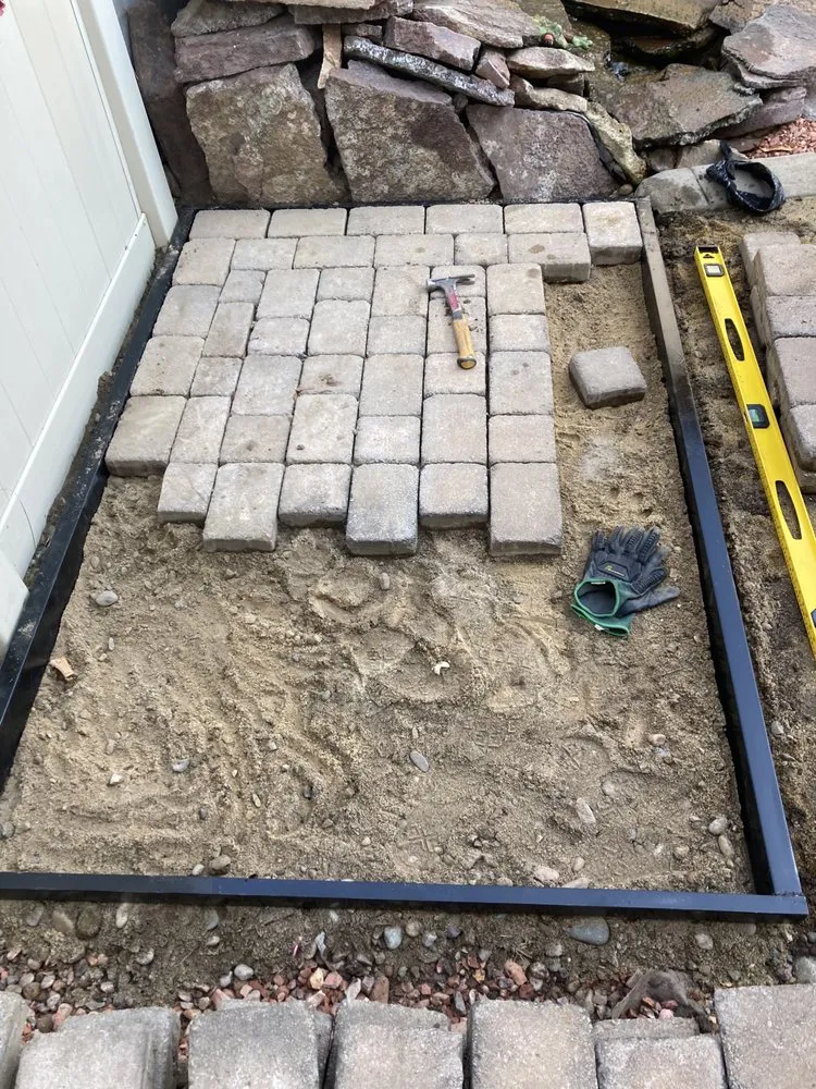 Professional garden landscaping with custom design in Caldwell, ID by JIT Works