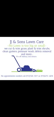 JJ & Son’s Lawn Care Logo