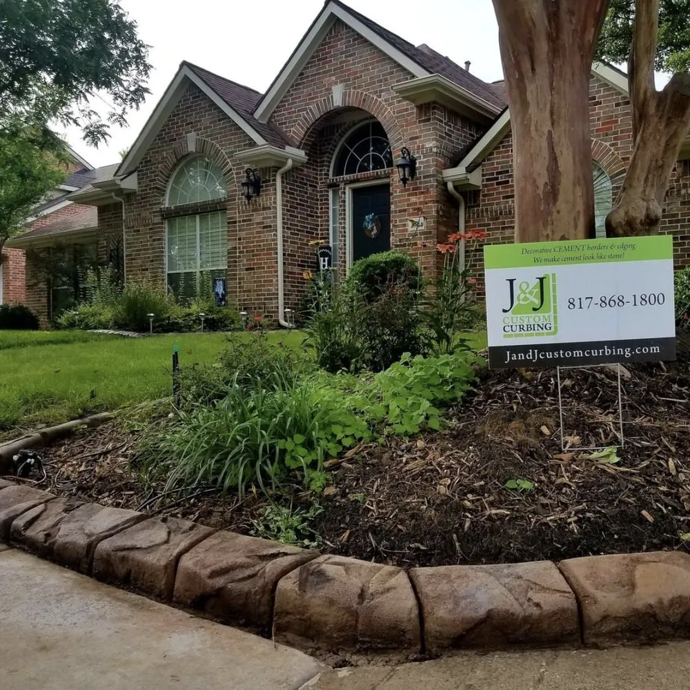 Reliable landscaping services in Fort Worth, TX by J&J Custom Curbing