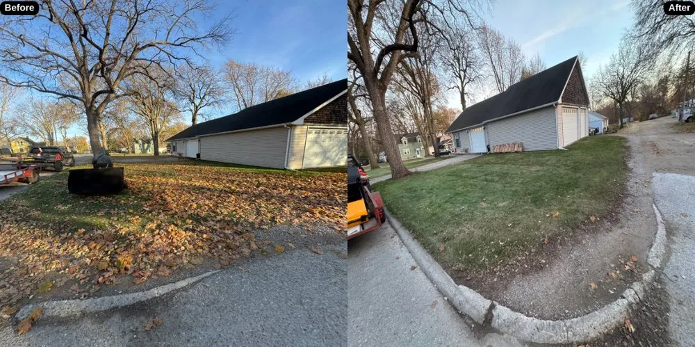 Custom lawn mowing service with custom design in Forest City, IA by J&J Handyman & Lawncare