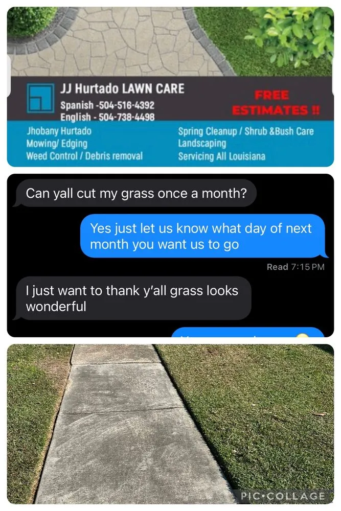 Affordable yard cleanup service with custom design in Waggaman, LA by JJ Hurtado Lawn Care