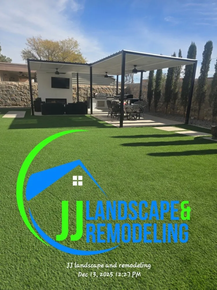 Custom outdoor landscaping for residential properties across El Paso, TX - JJ Landscape and Remodeling