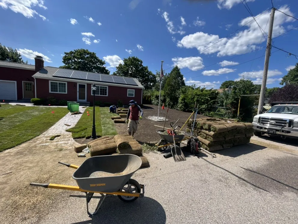 Professional landscape installation for year-round maintenance in Providence, RI by J&J Landscaping and Construction