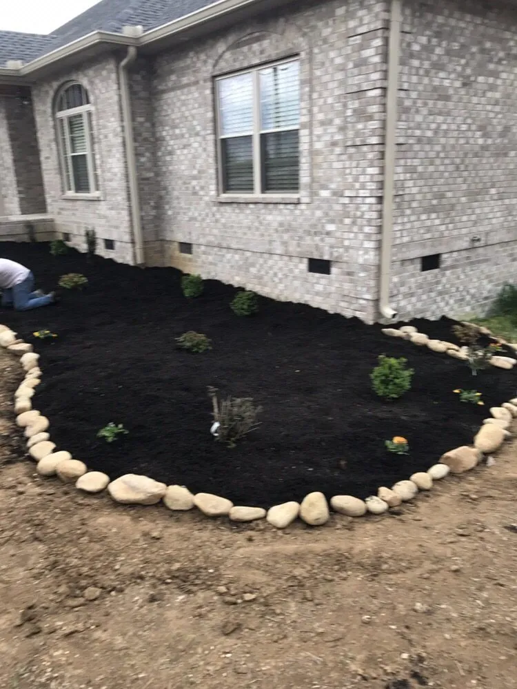 Professional outdoor landscaping with custom design across Lawrenceburg, TN - J&J Landscaping