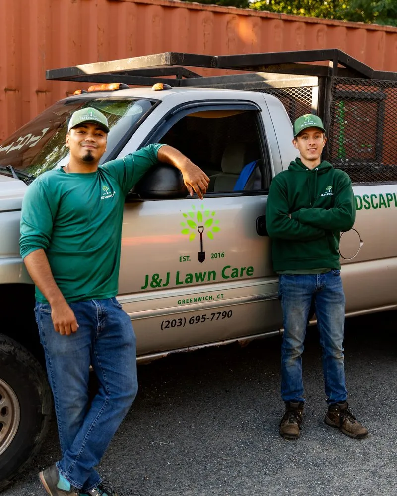 Custom outdoor landscaping for residential properties across Riverside, CT - J&J Lawn Care