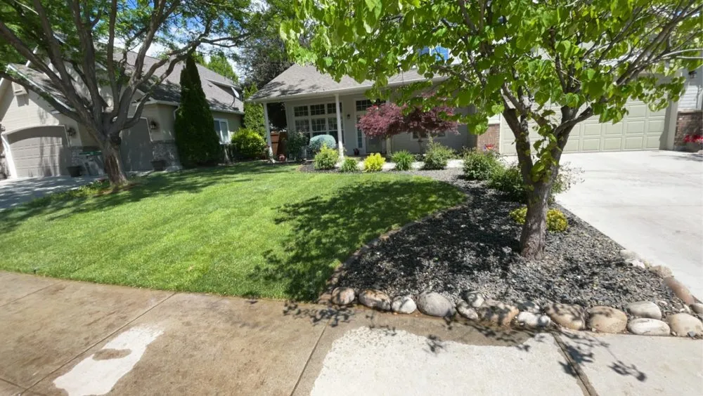 Professional outdoor landscaping in Nampa, ID by J&J Lawn Maintenance