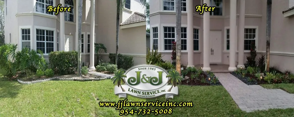 Trusted lawn mowing service with custom design across Coral Springs, FL - J&J Lawn Service