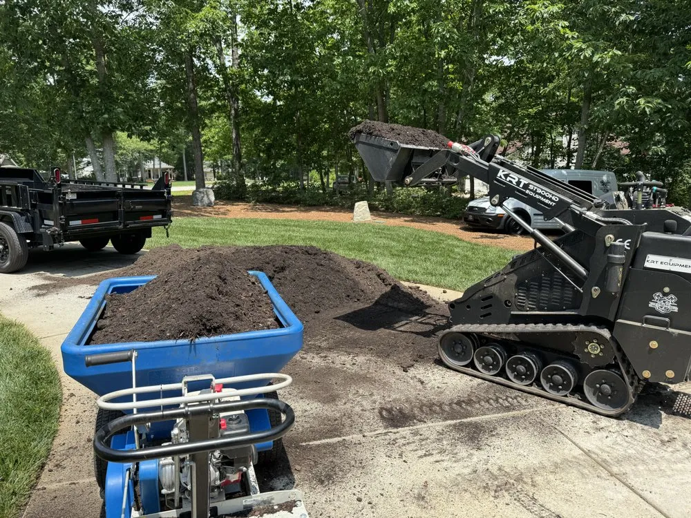 Local garden landscaping in Rock Hill, SC - J&J Lawn Topdressing