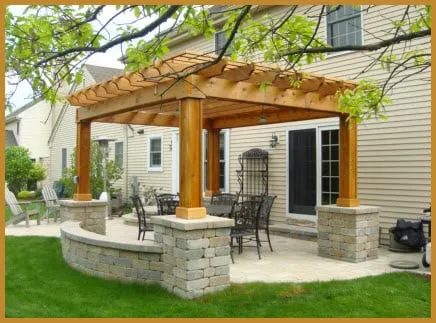 Custom landscape installation for outdoor upgrades in Dekalb, IL by JJ Marshall Landscape Creations