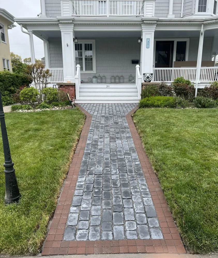 Custom outdoor landscaping in Englishtown, NJ by JJ Moras Landscaping