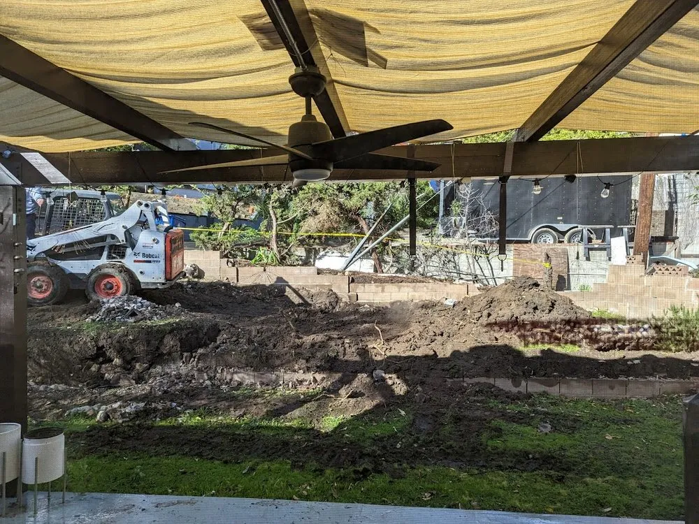 Custom landscape installation in San Fernando Valley, CA - J&J Outdoor Builders and Landscape