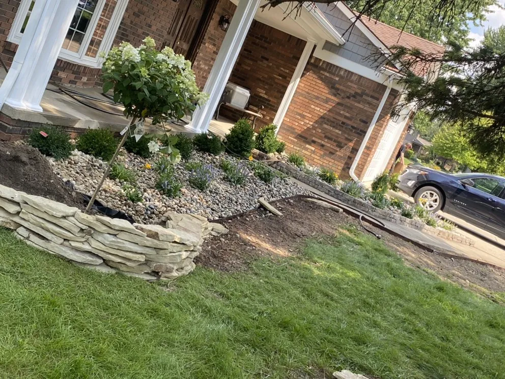 Custom landscape design in Leonard, MI by J&J Quality Landscape
