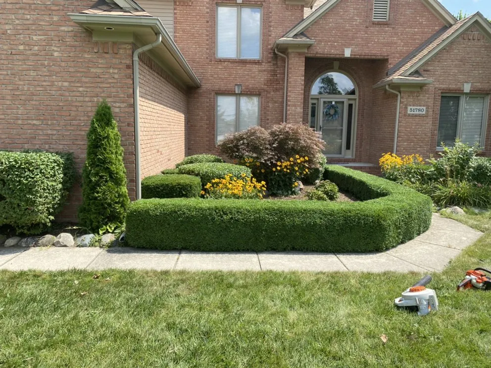Professional landscape installation in Leonard, MI by J&J Quality Landscape