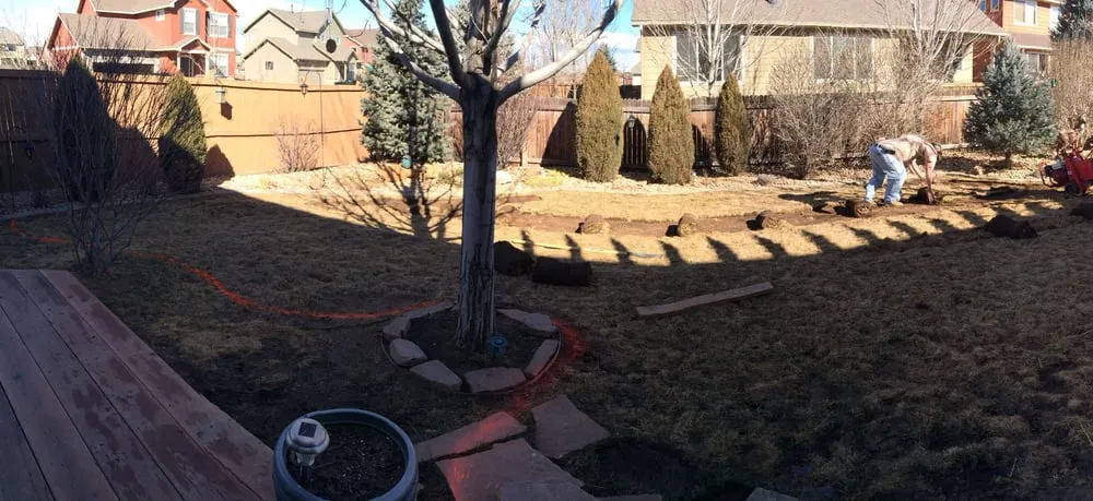 Expert landscape installation in Longmont, CO by JJ Services