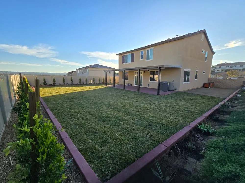 Local residential landscaping with custom design across San Bernardino, CA - JJ Services