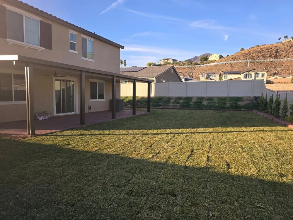 Custom landscaping services with custom design in San Bernardino, CA by JJ Services