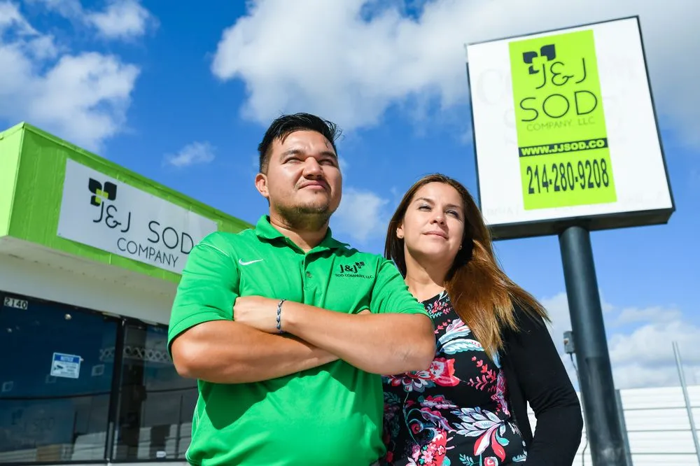 Trusted outdoor landscaping in Dallas, TX by J&J Sod Company