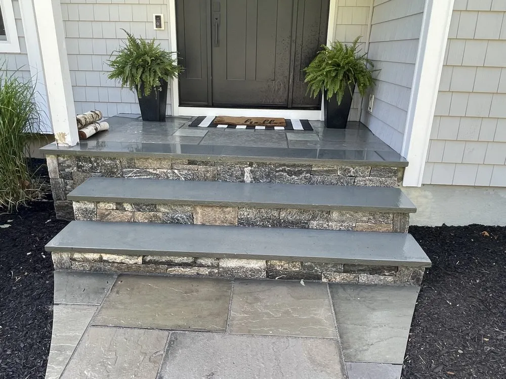 Custom landscaping services in East Haven, CT - J&J Stone and Gardens