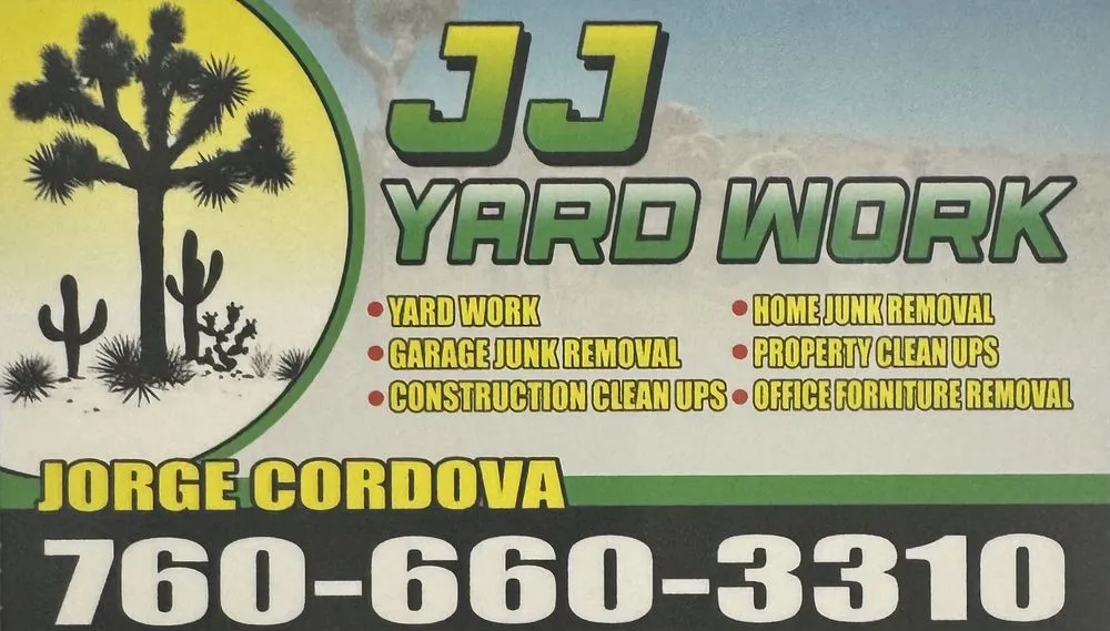 Custom landscape design experts serving Yucca Valley, CA - JJ yard work and more