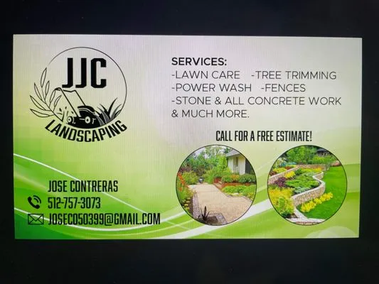 JJC Landscaping Logo